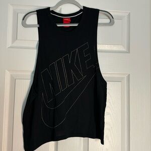 Black Nike muscle tank top